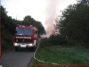 Bild von der Einsatzstelle bei Heimkirchen
