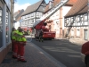 Teile der Haupt- und der Mühlstraße waren für den Verkehr gesperrt.