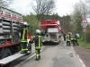 12. April 2011 – Pferderettung, Otterberg Neumühle; Kran wird in Stellung gebracht.