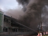 27. Mai 2011 – Großbrand, Enkenbach-Alsenborn Rosenhofstraße: Situation kurz nach Eintreffen der ersten Fahrzeuge aus Otterberg.