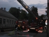 27. Mai 2011 – Großbrand, Enkenbach-Alsenborn Rosenhofstraße: Einsatzfahrzeuge der Feuerwehr Enkenbach-Alsenborn.