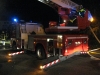 27. Mai 2011 – Großbrand, Enkenbach-Alsenborn Rosenhofstraße: Während den Löscharbeiten: Drehleiter der Feuerwehr Otterberg.