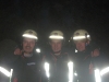 27. Mai 2011 – Großbrand, Enkenbach-Alsenborn Rosenhofstraße: Kameradschaft im Einsatz. Von links: Harald Laier, Marc Tremmel und Patrick Christmann.