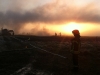 23. Oktober 2011 - Strohballenbrand, Sembach nähe Autobahnauffahrt; Bild: Christian Scheidel