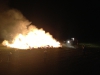 Während den Löscharbeiten. Bild: Feuerwehr