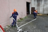 Übung Jugendfeuerwehr; Abbau