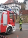 Fortbildung Drehleitermaschinisten am 21. Februar 2015, Drehleiter abstützen und Aufbau Wenderohr