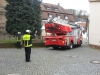 Fortbildung Drehleitermaschinisten am 21. Februar 2015, Einweisung und Inbetriebnahme an der Abteikirche