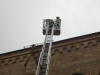 Fortbildung Drehleitermaschinisten am 21. Februar 2015, Einweisung und Inbetriebnahme an der Abteikirche