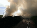 10. Mai 2015 - Brand Grünabfall, Mehlbach Grünabfallsammelstelle