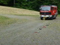 Wanderrallye, Feuerwehrauto ziehen