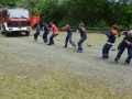 Wanderrallye, Feuerwehrauto ziehen