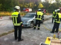 Übung der Feuerwehr Otterberg am 3. August 2015; Schaffung einer Erstöffnung