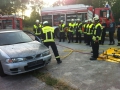 Übung der Feuerwehr Otterberg am 3. August 2015; Schaffung einer Erstöffnung
