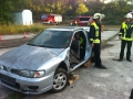 Übung der Feuerwehr Otterberg am 3. August 2015; Pause für Erläuterungen