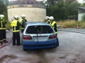 Übung der Feuerwehr Otterberg am 3. August 2015; Vorbereitung der Dachentfernung