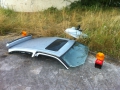 Übung der Feuerwehr Otterberg am 3. August 2015; Schrottablage