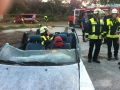 Übung der Feuerwehr Otterberg am 3. August 2015; Nach der Dachentfernung