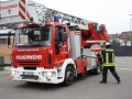 Fortbildung der Drehleitermaschinisten 2016; Aufbau Werfer