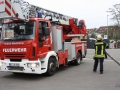 Fortbildung der Drehleitermaschinisten 2016; Aufbau Werfer