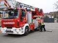 Fortbildung der Drehleitermaschinisten 2016; Aufbau Werfer