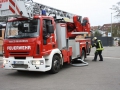 Fortbildung der Drehleitermaschinisten 2016; Aufbau Werfer
