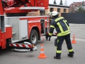 Fortbildung der Drehleitermaschinisten 2016; Aufbau Werfer