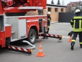 Fortbildung der Drehleitermaschinisten 2016; Aufbau Werfer