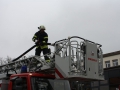 Fortbildung der Drehleitermaschinisten 2016; Aufbau Werfer