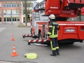 Fortbildung der Drehleitermaschinisten 2016; Aufbau Werfer