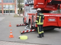 Fortbildung der Drehleitermaschinisten 2016; Aufbau Werfer