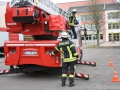 Fortbildung der Drehleitermaschinisten 2016; Aufbau Werfer