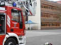 Fortbildung der Drehleitermaschinisten 2016; Aufbau Werfer