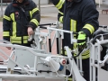 Fortbildung der Drehleitermaschinisten 2016; Abnahme Korb und Brückenbetrieb