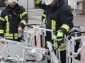 Fortbildung der Drehleitermaschinisten 2016; Abnahme Korb und Brückenbetrieb