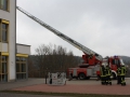 Fortbildung der Drehleitermaschinisten 2016; Abnahme Korb und Brückenbetrieb