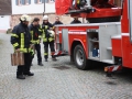 Fortbildung der Drehleitermaschinisten 2016; Einweisung und Aufstellung