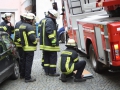 Fortbildung der Drehleitermaschinisten 2016; Einweisung und Aufstellung