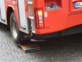 Fortbildung der Drehleitermaschinisten 2016; Einweisung und Aufstellung