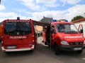 Gemeinsame Übung der Feuerwehren Otterbach und Otterberg, 9. Juli 2016, Pfalzwerke Otterbach