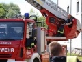 Gemeinsame Übung der Feuerwehren Otterbach und Otterberg, 9. Juli 2016, Pfalzwerke Otterbach