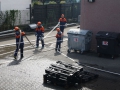 Nach der Schauübung der Jugendfeuerwehr
