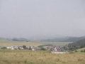 18. Juni 2016 - Verkehrsunfall, L388 Schneckenhausen - Heiligenmoschel; Blick Richtung Donnersberg. Regen und Gewitter.