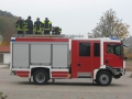 31. Oktober 2015: Einweisung für einen Teil der Maschinisten, die nicht bei der Abholung in Ulm dabei waren. Dachbeladung wird betrachtet.
