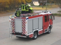 31. Oktober 2015: Einweisung für einen Teil der Maschinisten, die nicht bei der Abholung in Ulm dabei waren. Dachbeladung wird betrachtet.