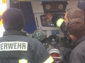 31. Oktober 2015: Einweisung für einen Teil der Maschinisten, die nicht bei der Abholung in Ulm dabei waren. Einweisung in die Fahrzeugpumpe.