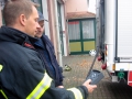 31. Oktober 2015: Einweisung für einen Teil der Maschinisten, die nicht bei der Abholung in Ulm dabei waren. Einweisung Lichtmast.
