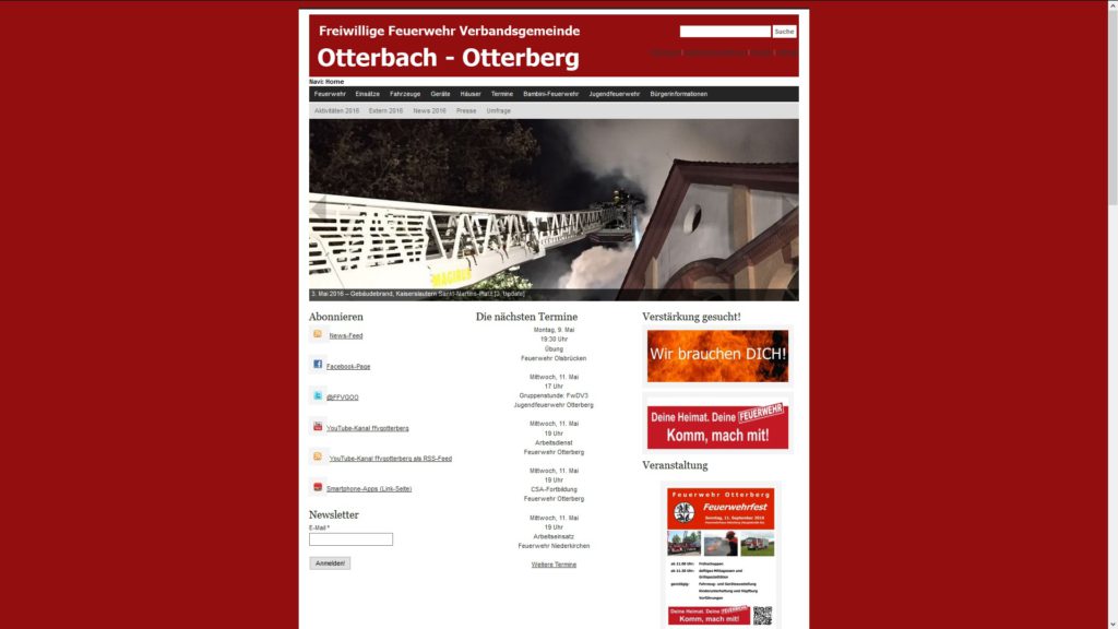 Das alte Layout.