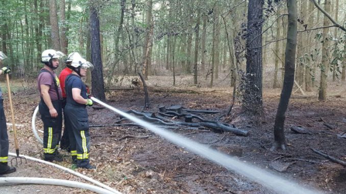 14. September 2016 - Waldbrand, Otterberg Gemarkung Sonnenkopf