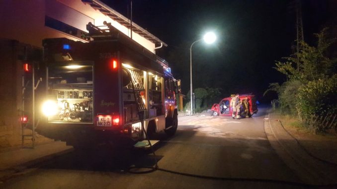 25. August 2018 - Verkehrsunfall, Niederkirchen Brunnenstraße